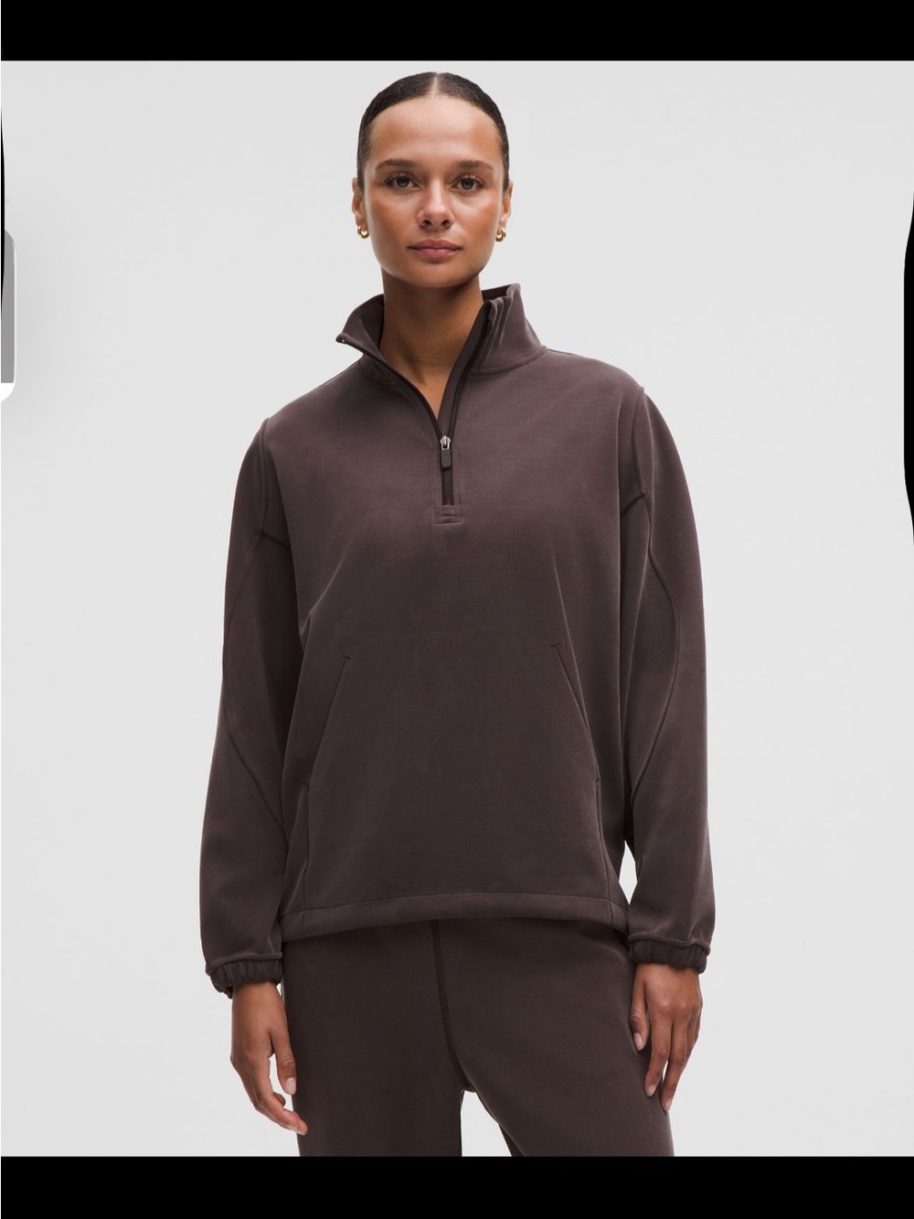 lululemon athletica SoftStream  Half-Zip Pullover